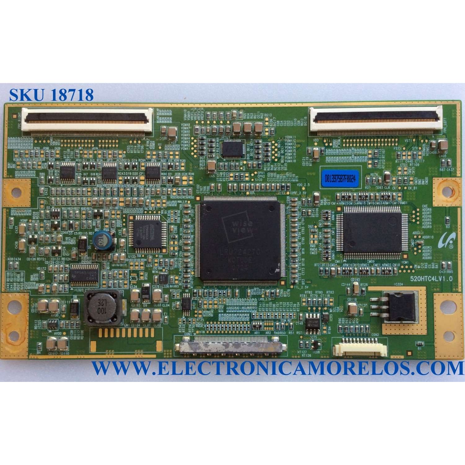T-CON / SAMSUNG LJ94-01397S / 520HTC4LV1.0 / 01397S / PANEL LTA520HA03 / MODELOS LNT5265FX/XAA / LNT5265F / LE52M87BDX/XEU
